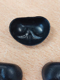31mm x 22mm Glue On Moulded Black Dog/bear Nose