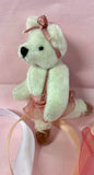 Handmade Miniature Ballerina "Margo" Teddy Bear-3"