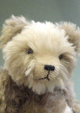 Mohair Teddy Bear Kit - Rolo - 29cm when made,  Brown & Cream