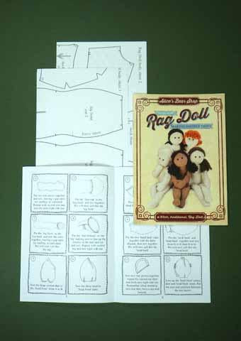 Rag Doll Kit - Emily Traditional Rag Doll - 54cm when made – Alice's Bear  Shop