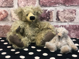 Mohair Teddy Bear Making Kit - Cyril - With or without Pattern -22cm when made