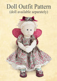 *DOWNLOAD* Sewing a Rag Doll Outfit - Fairy - Pattern and Instructions - to fit our 54cm Rag Doll - Alice's Bear Shop