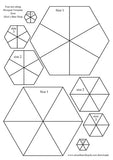 Free Download EPP Patchwork Hexagon Template - Alice's Bear Shop