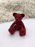 *DOWNLOAD* - 4" Mini Jointed Felt Teddy Bear Download Sewing Pattern & Instructions By Meemaw Made