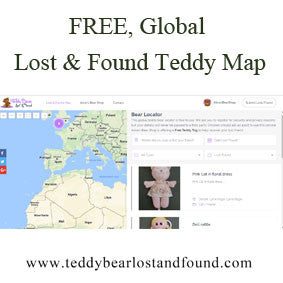 FREE, global Teddy Bear Lost & Found Map