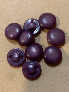 Vintage Light Purple Resin Shank Buttons 9 x 14mm