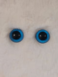 Blue Safety Eyes, per Pair, Choose from 10/12/15/16/18/21mm