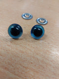 Blue Safety Eyes, per Pair, Choose from 10/12/15/16/18/21mm