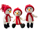KIT - Claude the Snowman Felt Toy Sewing Kit - 2 Options
