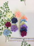 Hand Crocheted Flowers - Craft Embellishment - Assorted Options