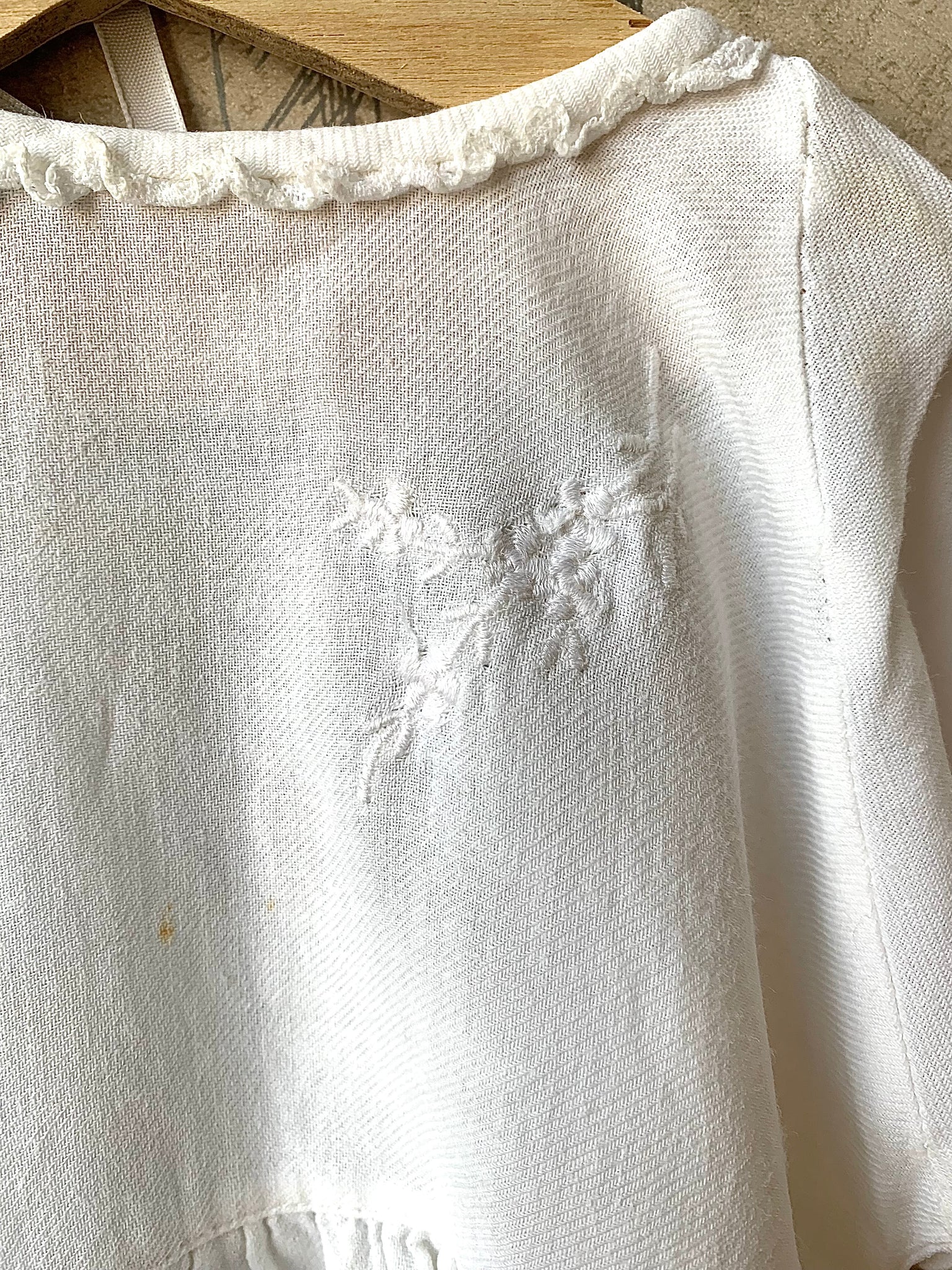 Victorian Broderie Anglaise Christening Gown  Adas Attic Vintage