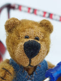 Levi - handmade miniature mohair jointed bear