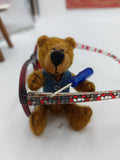 Levi - handmade miniature mohair jointed bear