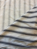 Navy stripe fabric
