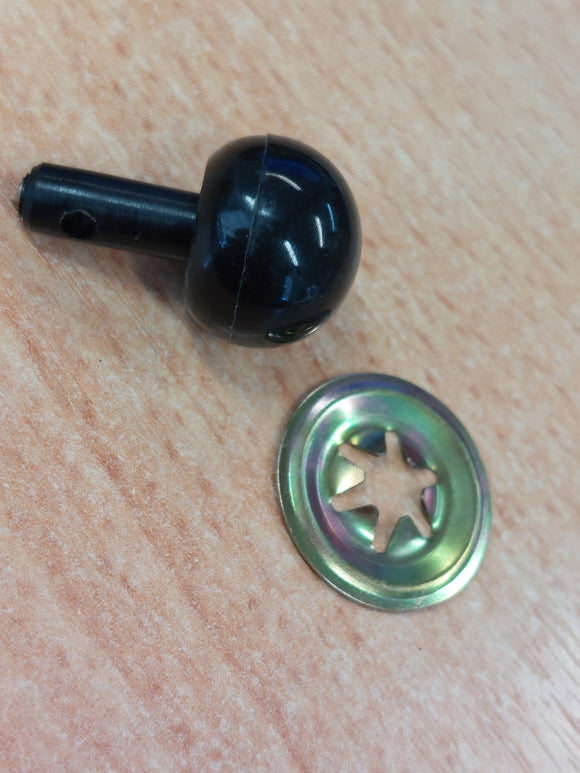 14.5mm Diameter Black Ball Safety Nose