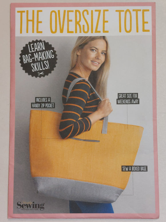 Preloved Uncut Simply Sewing Pattern - Oversized Tote Bag