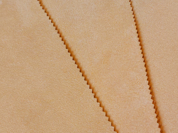 Faux Suede -Pale Gold/Light Mustard - Firm Weight (A4)