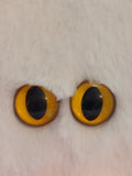 Cat/Reptile/Dragon Safety Eyes, per Pair, Choose from Various Colours/Sizes