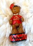 'Tat' in Drummer Boy Uniform "Personalised Name- "Michael" Mini Collectable Bear Figurine  - Alice's Bear Shop