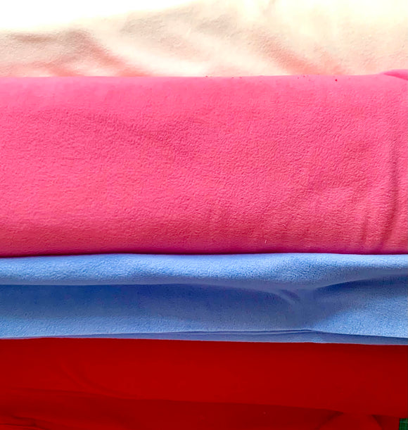 100% Polyester Anti-Pill Fleece - 4 Colour options