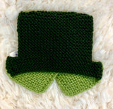 Handknitted  Olive/Bottle Green Waistcoat for Teddy Bears