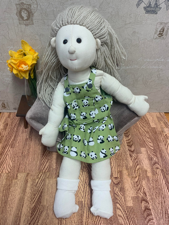 Handmade Rag Doll 2 Piece Outfit -