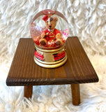 Drummer Boy Tat Mini Glitter Globe Collectable Bear Figurine  - Alice's Bear Shop