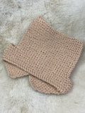 Small Hand Knitted Light Fawn Waistcoat for Teddy Bears