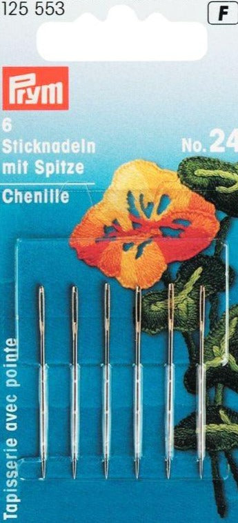 Chenille Sewing Needles No. 24