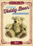 Teddy Bear Pattern and A5 Instruction Booklet - Cyril Bear 22cm when made