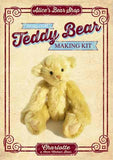Mohair Teddy Bear Making Kit - Charlotte - With or Without Pattern - 19cm when made