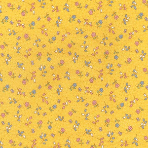 Cotton Poplin - Yellow Floral - Juliette
