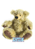 Mohair Teddy Bear Making Kit - Cyril - With or without Pattern -22cm when made