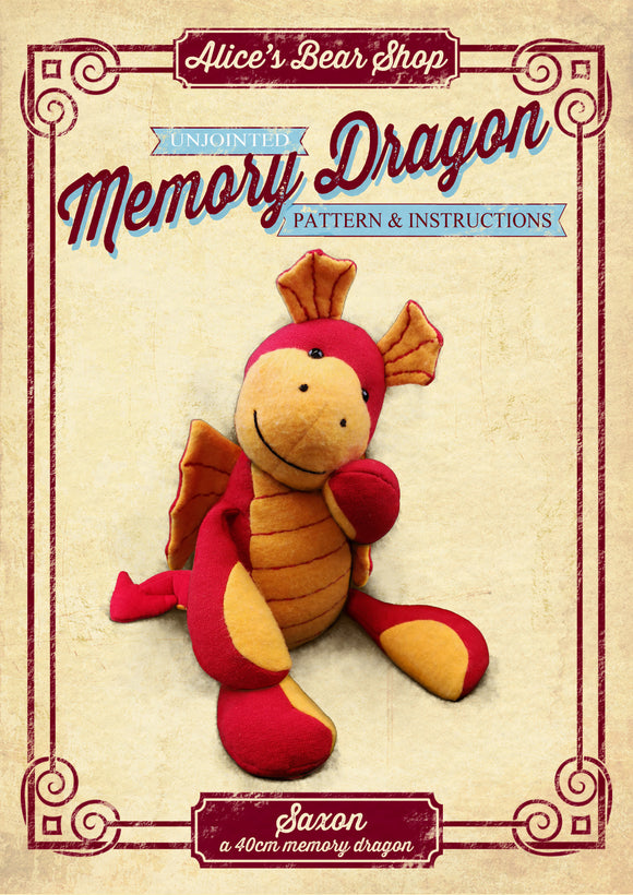 *DOWNLOAD* Memory Dragon Pattern and Instructions - 30cm/12