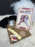 Button Jointed Rag Doll Complete Kit - Makes 54cm Jointed Doll