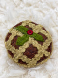 Felt Hanging Christmas Decoration - Mince Pie Sewing Kit