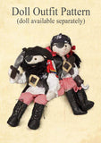 DOWNLOAD - Sewing Pattern and Instructions - Rag Doll Pirate Outfit to fit our 54cm Rag Doll - Alice's Bear Shop
