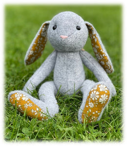 *DOWNLOAD* - Rosie Rabbit A4 Pattern and Instructions - 28cms when made