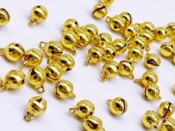 Mini 5mm Gold Bells (Pack of 50 sew on)