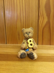'Tat' 18th Birthday Mini Collectable Bear Figurine  - Alice's Bear Shop