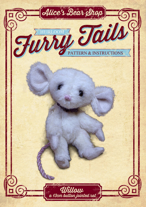 *DOWNLOAD* Willow Rat Pattern and Instructions - 13cm/5