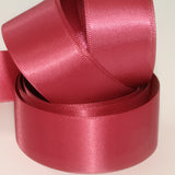 Double Faced Satin Ribbon in Rosewood